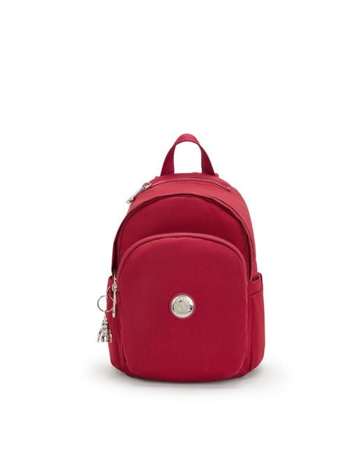 Kipling Backpack Delia Mini Wine Small in Red Lyst UK