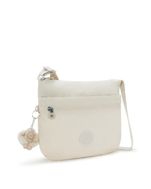 Kipling White Crossbody Bag Arto Hideaway Medium