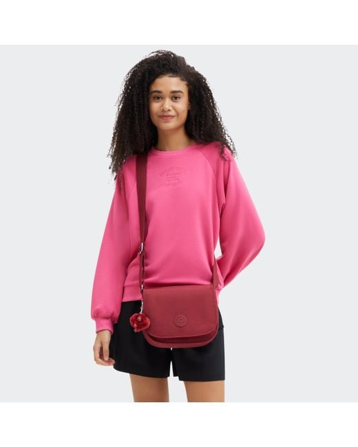 Kipling Red Crossbody Bag Loreen M Funky Medium