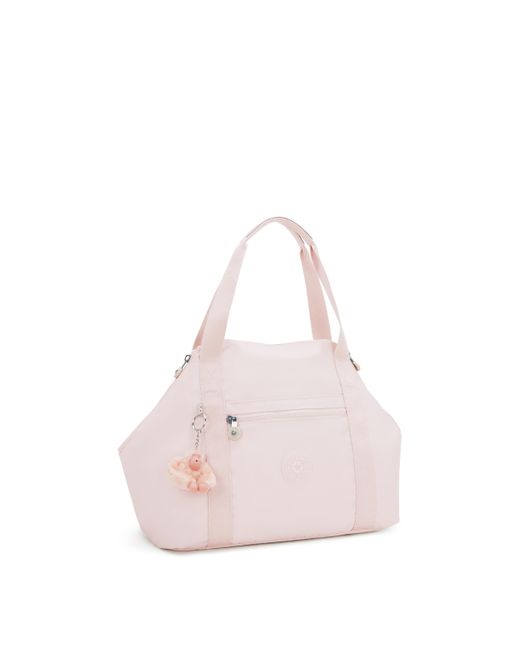 Kipling Pink Tote Art Shine Medium