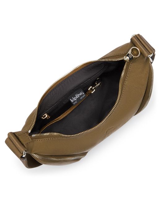 Kipling Metallic Crossbody Bag Sera M Dry Laurel Spice Medium