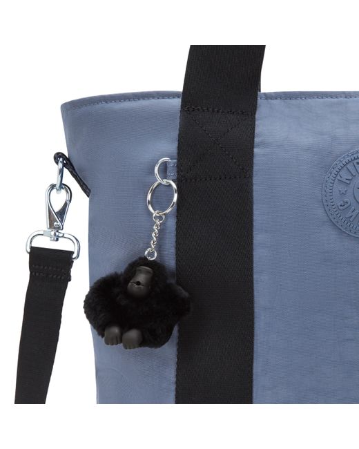 Kipling Blue Tote Minta L Relaxed Grey Large