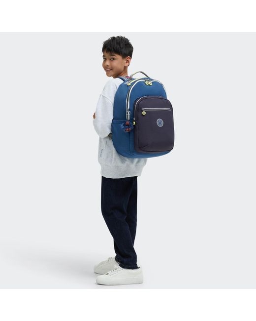 Kipling Backpack Seoul Fantasy Blue Bl Large