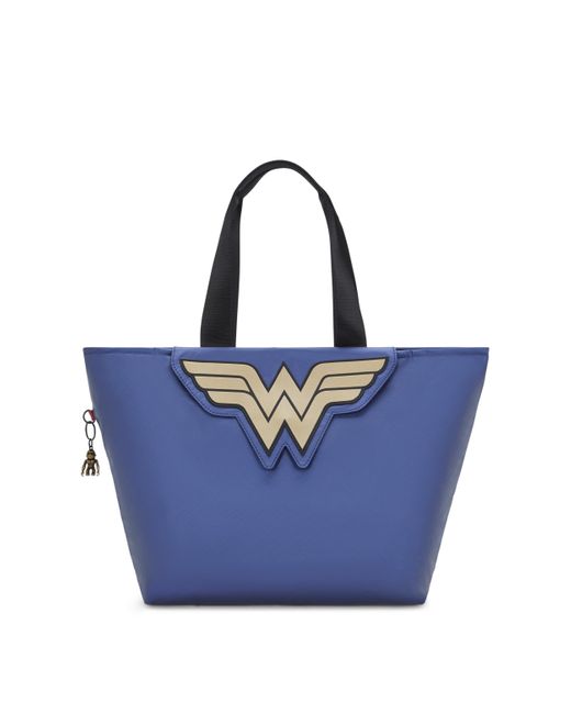 Kipling Blue Tote Raaja Wonder Large 64% Polyamide, 36% Polyurethane