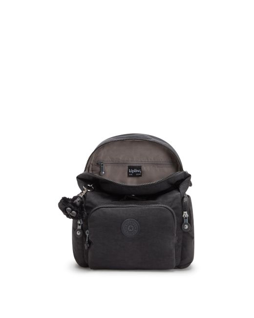 Kipling Black Backpack City Zip Mini Noir Small