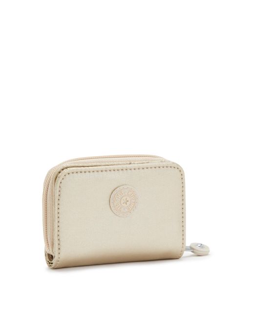 Kipling Natural , Starry Gold Metallic, 3''l X 4.125''h X 1''d, Tops Wallet
