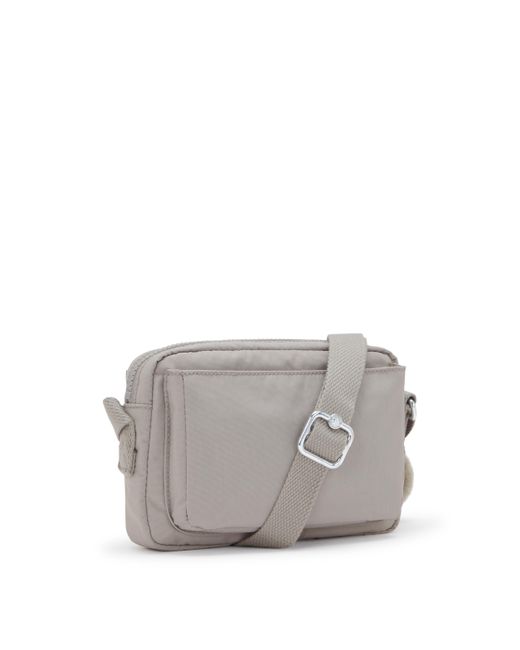 Kipling Green Crossbody Bag Abanu Gris Small 100% Polyamide