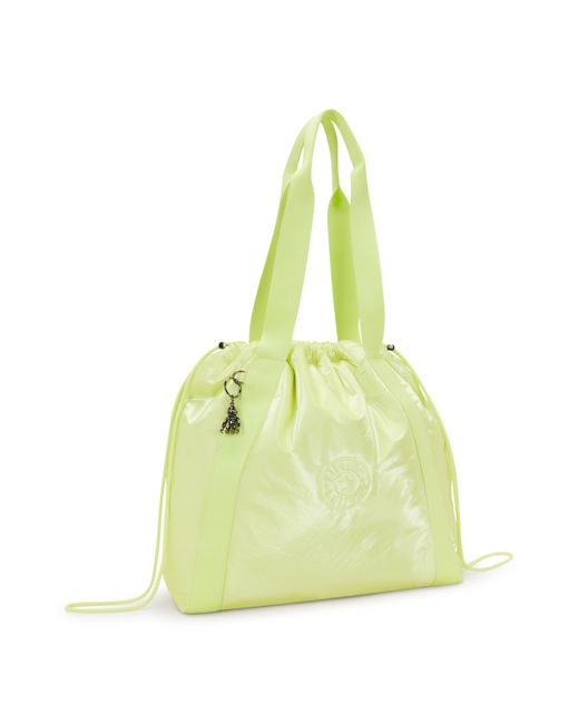 Kipling Yellow Tote Elmar Bright Sun Glam Medium 70% Polyamide, 30% Polyurethane