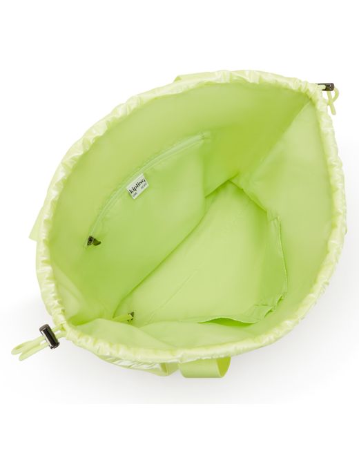 Kipling Yellow Tote Elmar Bright Sun Glam Medium 70% Polyamide, 30% Polyurethane