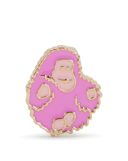 Kipling Pink Small Accessories Monkey Xs Pin Extra Small 85% Zinc Alloy, 15% Copper