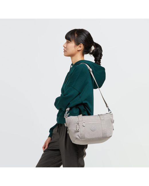 Kipling Green Shoulder Bag Art Mini Grey Gris Small