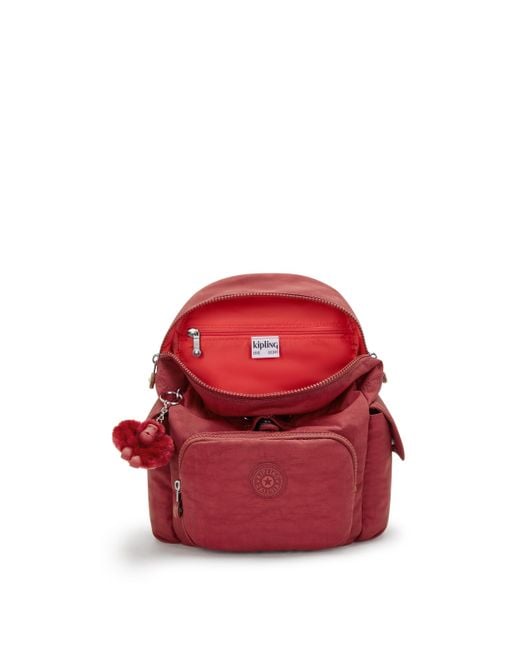Kipling Red Backpack City Pack Mini Funky Extra Small