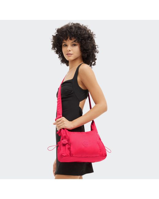 Kipling Red Crossbody Bag Gabb S Simply Fuchsia Medium