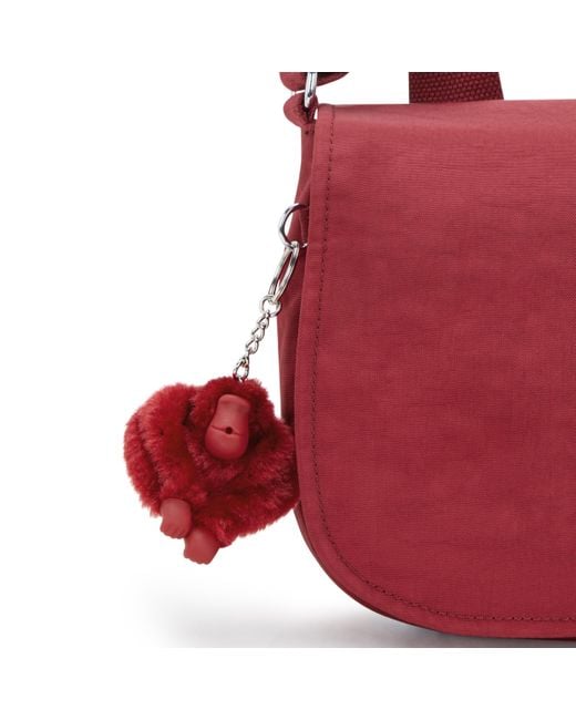 Kipling Red Crossbody Bag Loreen M Funky Medium