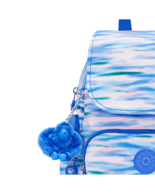 Kipling Backpack City Zip Mini Diluted Blue Small