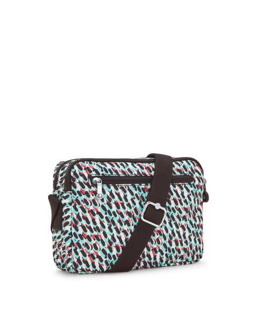 Kipling Blue Crossbody Bag Abanu M Curious Leopard Medium