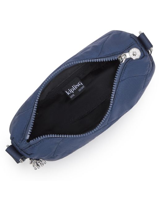 Kipling White Shoulder Bag Ayda Up Water Quilt Small