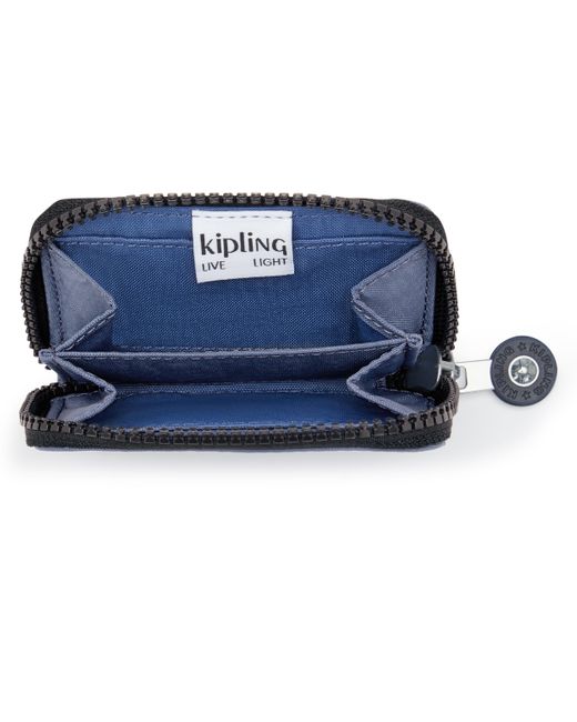 Kipling Blue Wallet & Purses Cash Buddy Relaxed Grey Small