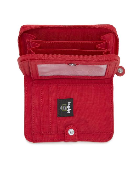Kipling Red Wallet & Purses Money Love Resort Pink Medium