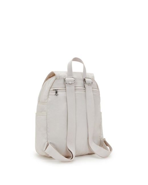Kipling White Backpack City Pack S Airy Quilt Small