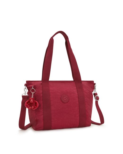 Kipling Red Tote Asseni S Funky Small