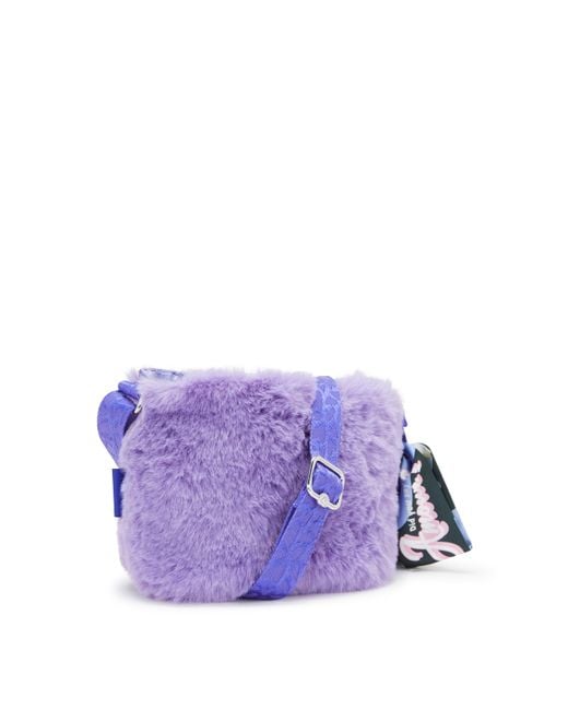 Kipling Green Crossbody Bags Aminda Furry Lilac Small