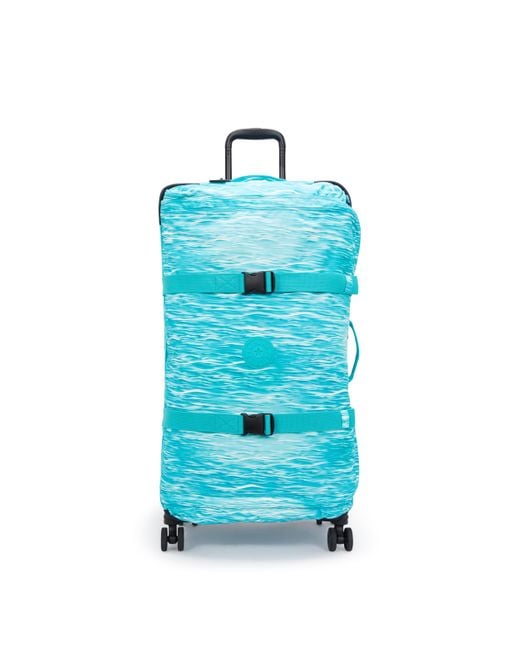 Kipling Blue Wheeled luggage Spontaneous L Aqua Pool Large