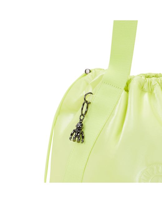 Kipling Yellow Tote Elmar Bright Sun Glam Medium 70% Polyamide, 30% Polyurethane