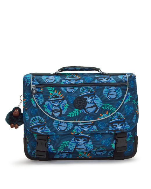 Kipling Backpack Preppy Blue Monkey Fun Medium