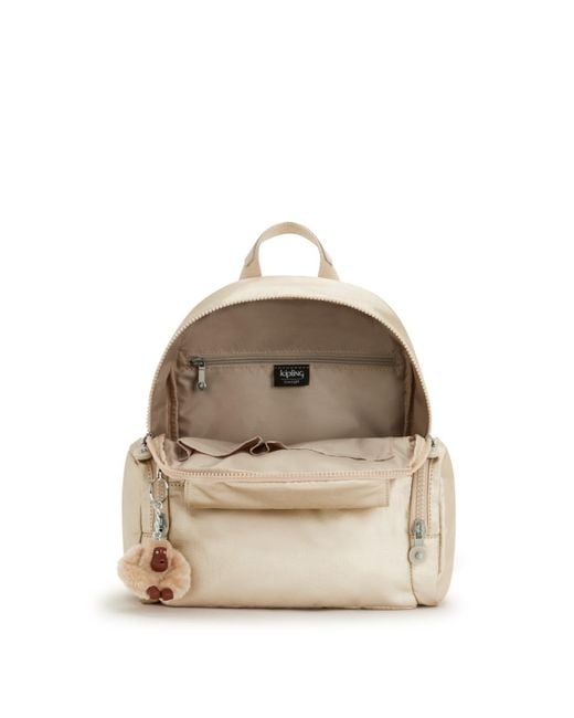 Kipling Blue Backpack Matta Starry Metallic Medium
