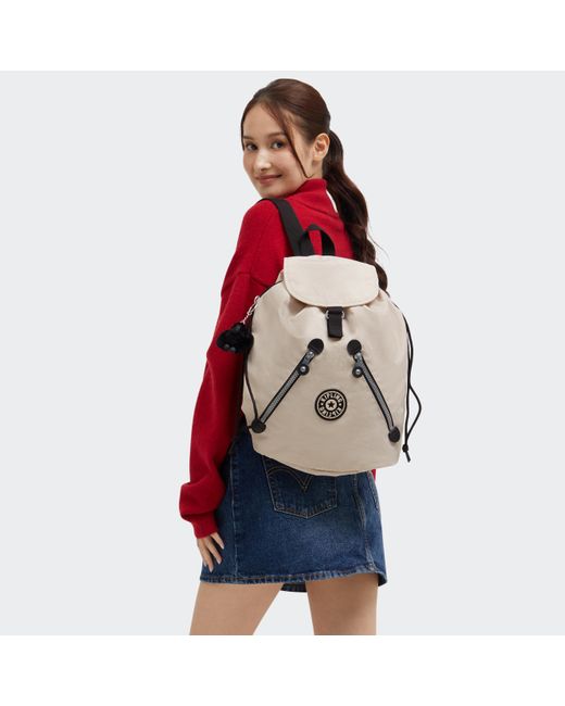 Kipling Natural Backpack New Fundamental L Back To Heritage Medium