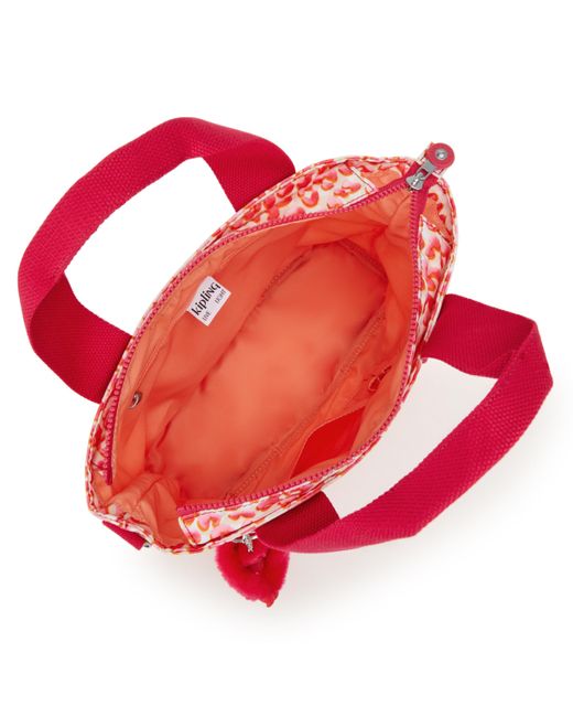Kipling Pink Tote Minta M Latin Cheetah Medium