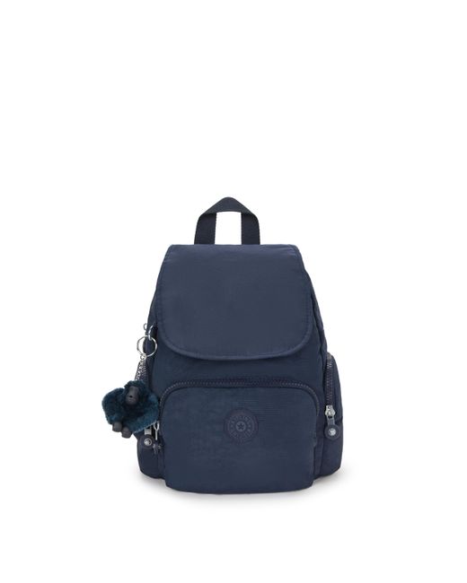 Kipling Blue Backpack City Zip Mini Muted Sage Combo Small