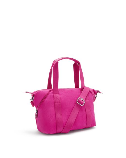 Kipling Pink Shoulder Bag Art Mini Shine Small