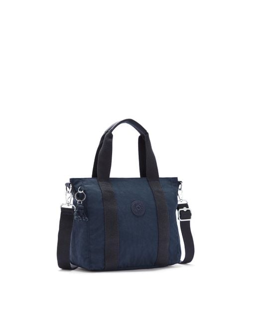 Kipling Multicolor Tote Asseni Mini Blue Bleu 2 Small