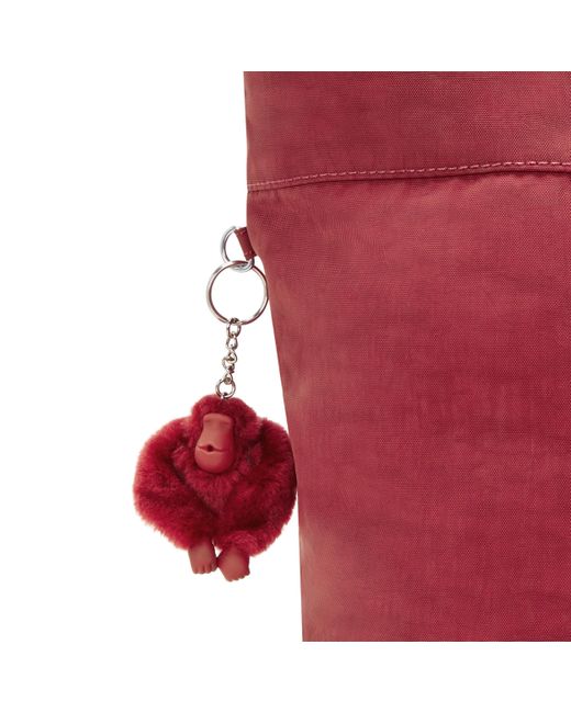 Kipling Red Tote Colissa Up Funky Large