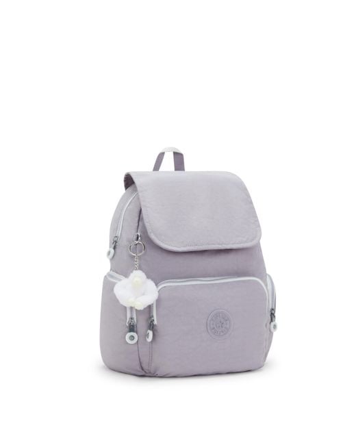 Kipling Gray Backpack City Zip S Tender Small