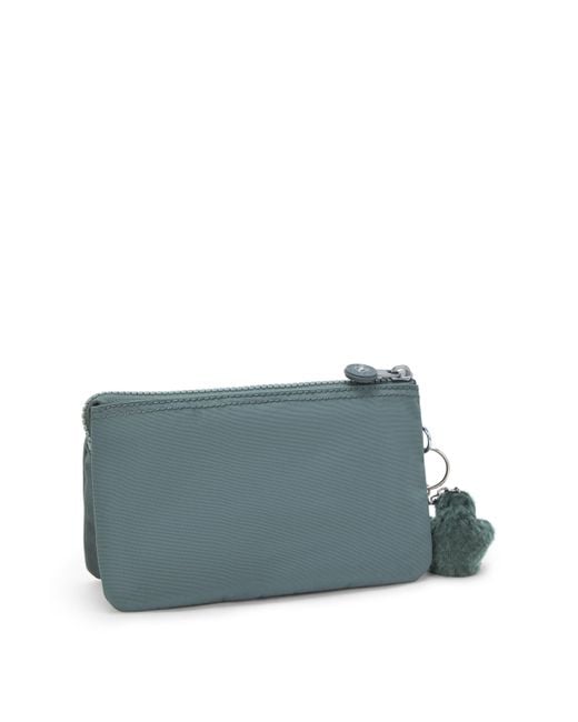 Kipling Blue Pouch Creativity L Dry Laurel Large 56% Recycled Polyamide, 44% Polyamide