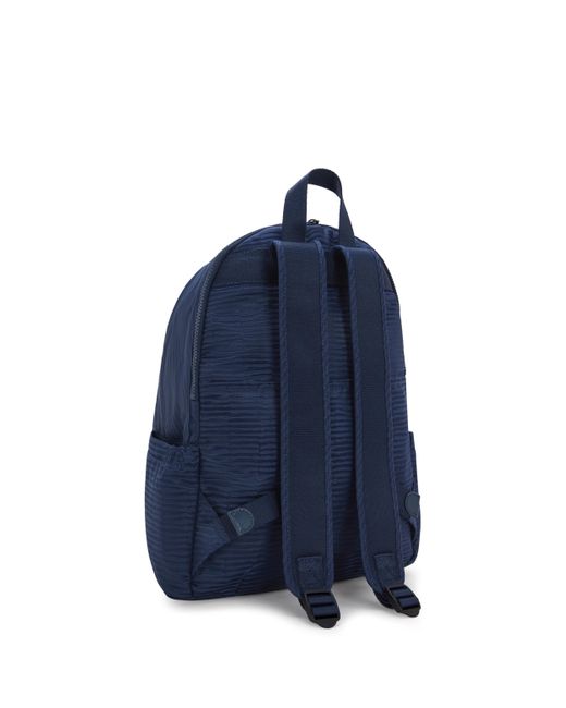 Kipling Blue Backpack Delia M Night Ocean Jacquard Large