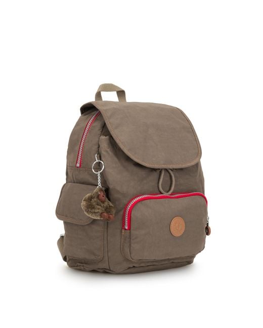 Kipling Brown Backpack City Pack S True Beige C Small