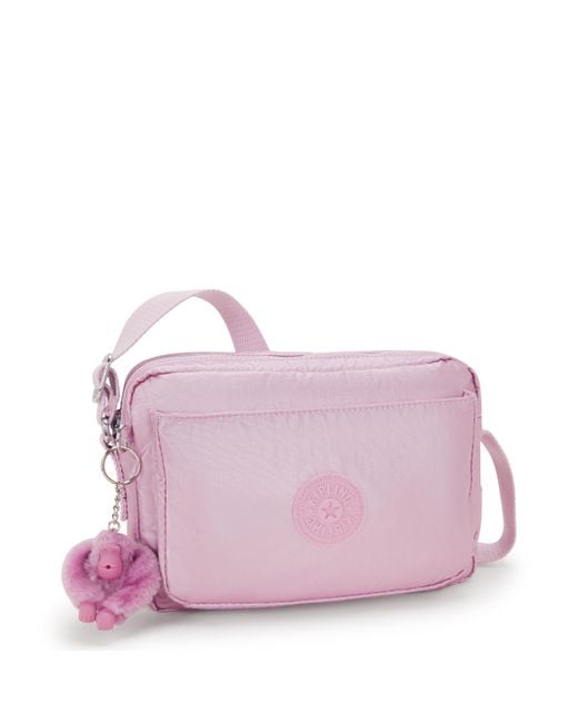 Kipling Pink Crossbody Bag Abanu M Metallic Lilac Medium