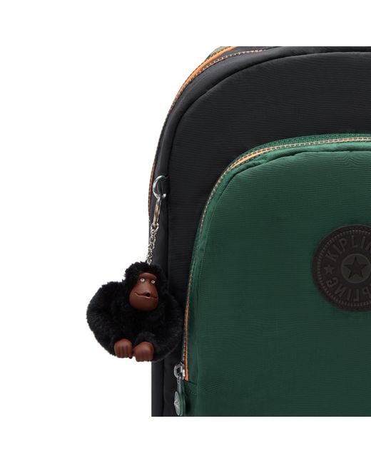 Kipling Green Backpack Class Room Tree House Block Large
