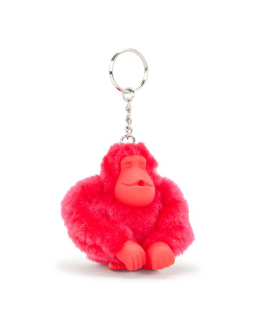 Kipling Pink Monkey/keyhanger Monkeyclip M Shine Medium