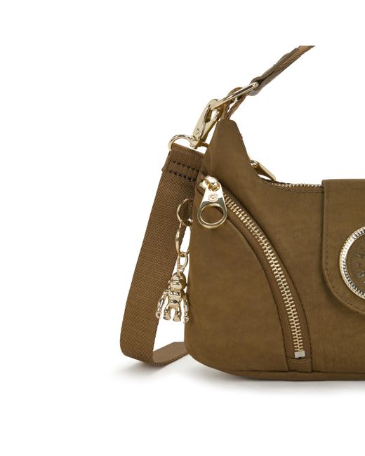 Kipling Metallic Shoulder Bag Sera S Dry Laurel Spice Small