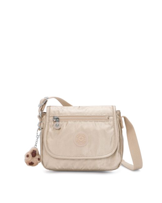 Kipling Natural Crossbody Bag Sabian U Starry Gold Met