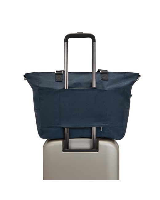 Kipling Blue Weekend Bag Isaac Nocturnal Grey Wb Large