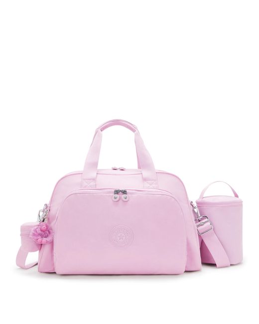 Kipling Pink Baby Bag Camama Blooming Large