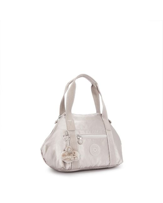 Kipling Gray Shoulder Bag Art Mini Metallic Glow Small 100% Polyamide
