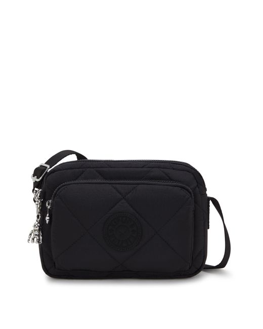 Kipling Black Crossbody Bag Abanu M Zip Glorious Silver Medium