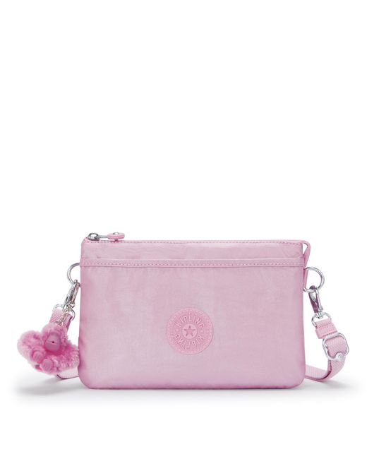 Kipling Pink Crossbody Bag Riri Confetti Small